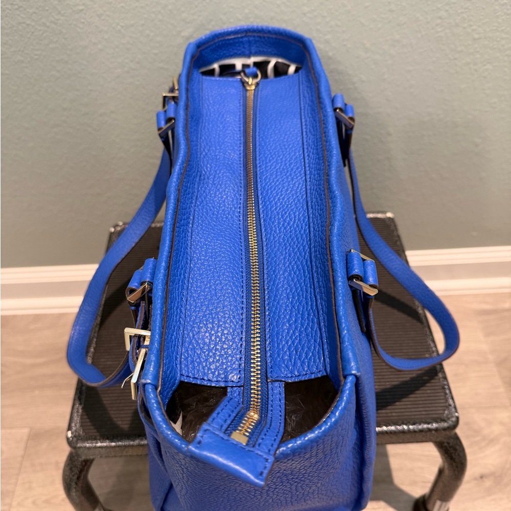 Kate Spade blue pebbled large leather tote - Picture 6 of 13